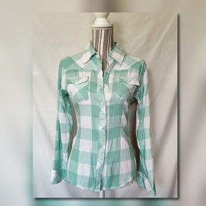 Thread & Supply Button up Checkard Shirt